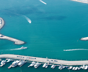 棕榈朱美拉水区，迪拜，阿拉伯联合酋长国