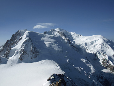 阿尔卑斯从钻头 du midi 的视图