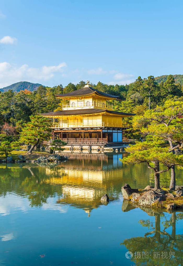 金阁寺美丽的建筑金阁