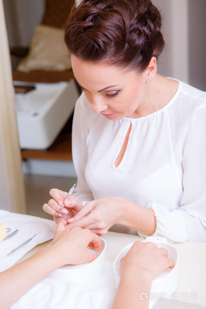 美容美发美甲过程