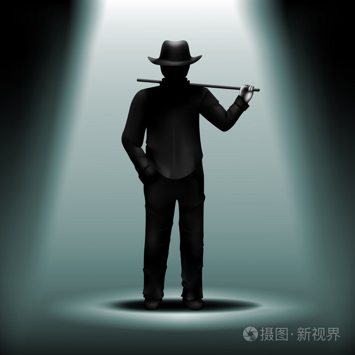 帽子和手杖下一篇男人矢量神秘剪影