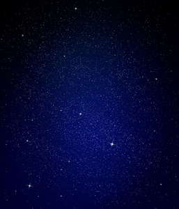 明星和夜晚的天空作为背景