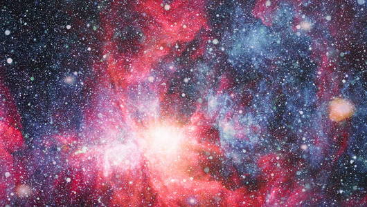 银河此图像装备由美国航空航天局的元素
