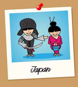 日本旅游宝丽来照片