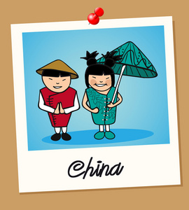 中国旅游宝丽来照片