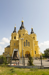 亚历山大  涅夫斯基大教堂在下诺夫哥罗德