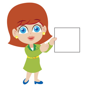 老师相框可爱的卡通老师照片