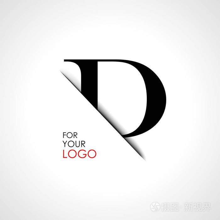 大写字母d纸槽