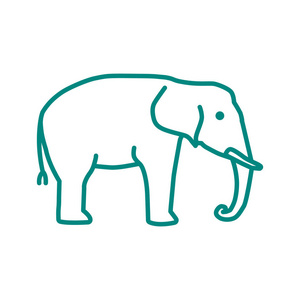 大象的 web 图标