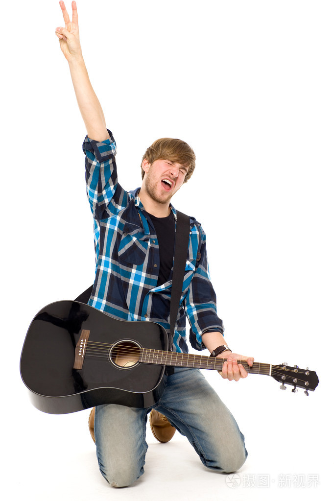 摇滚吉他手照片-正版商用图片066w46-摄图新视界
