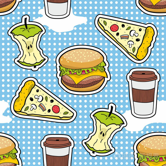 与快餐模式插画-正版商用图片066zlv-摄图新视界