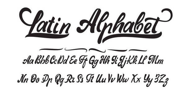拉丁字母, 手工制作, 字体设计照片