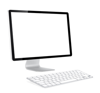 计算机显示器和键盘