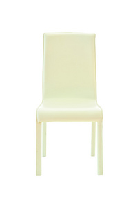 孤立的白色椅子