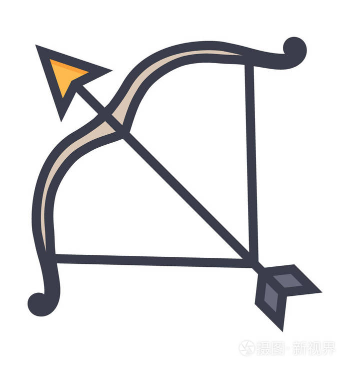 人马座十二生肖矢量图标