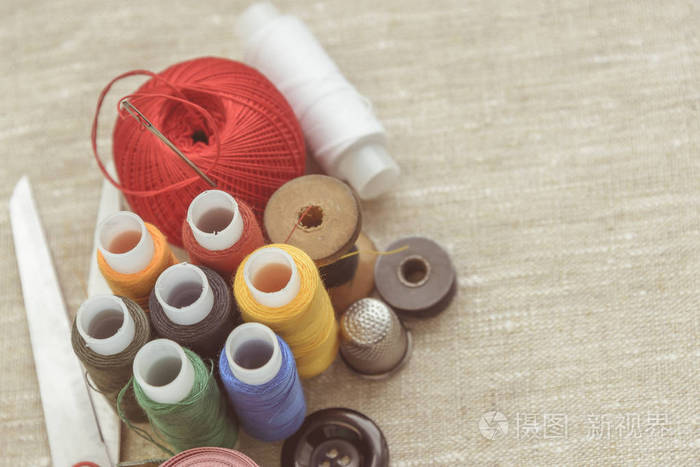 缝纫和针织用裁缝,裁缝,针线的组成