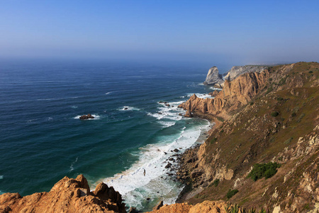 Cabo da Roca 海岸线的欧洲，葡萄牙西部点