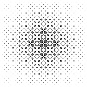 单色的抽象椭圆图案背景-黑色和白色几何矢量图形照片