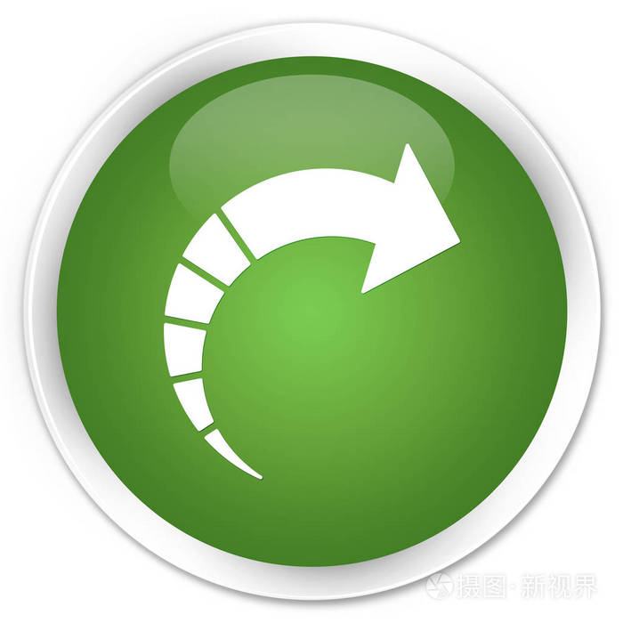 下箭头图标高级软绿色圆形按钮照片-正版商用图片06858b-摄图新视界