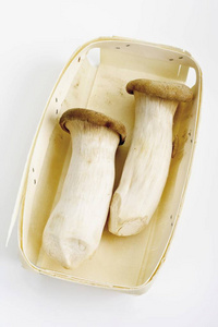 百万英镑剧照大喇叭蘑菇, 法式牛角蘑菇或金牡蛎蘑菇 (杏鲍菇) 从中国