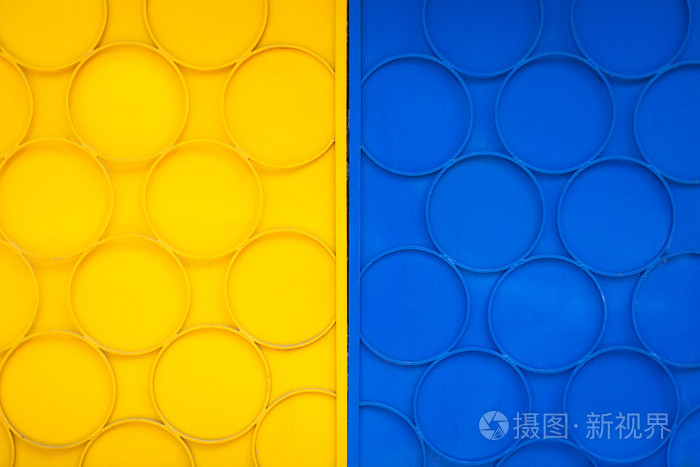 黄色和蓝色背景