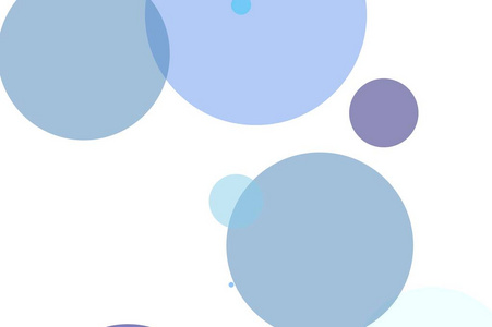 抽象蓝色圈子例证背景