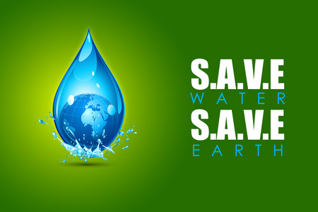 节约用水拯救地球图片