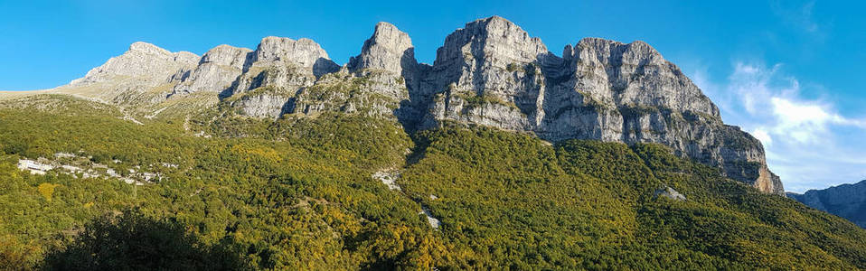 Zagoria，伊庇鲁斯，希腊 Vikos 峡谷 Pindos 山区潘