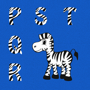 儿童 alphabet.zebra