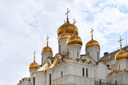 在莫斯科克里姆林宫报喜大教堂