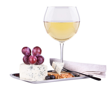 葡萄酒分类奶酪和葡萄