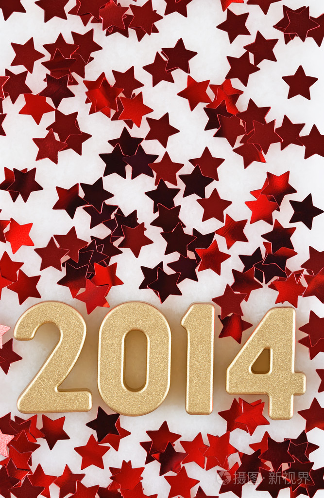 2014 年金色数字照片-正版商用图片069936-摄图新视界