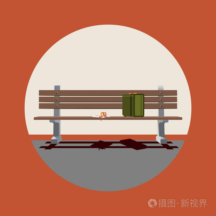 阿甘正传电影标志插画-正版商用图片069c6a-摄图新视界