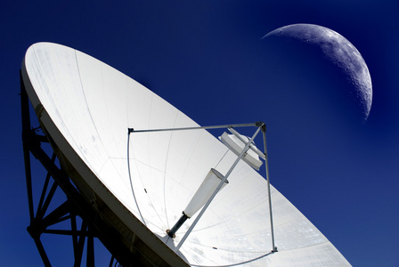 雷达传输卫星传输天线照片