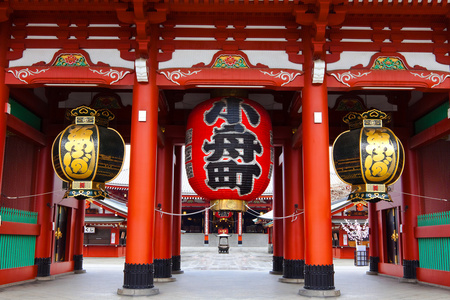 hozomon 门在浅草浅草寺