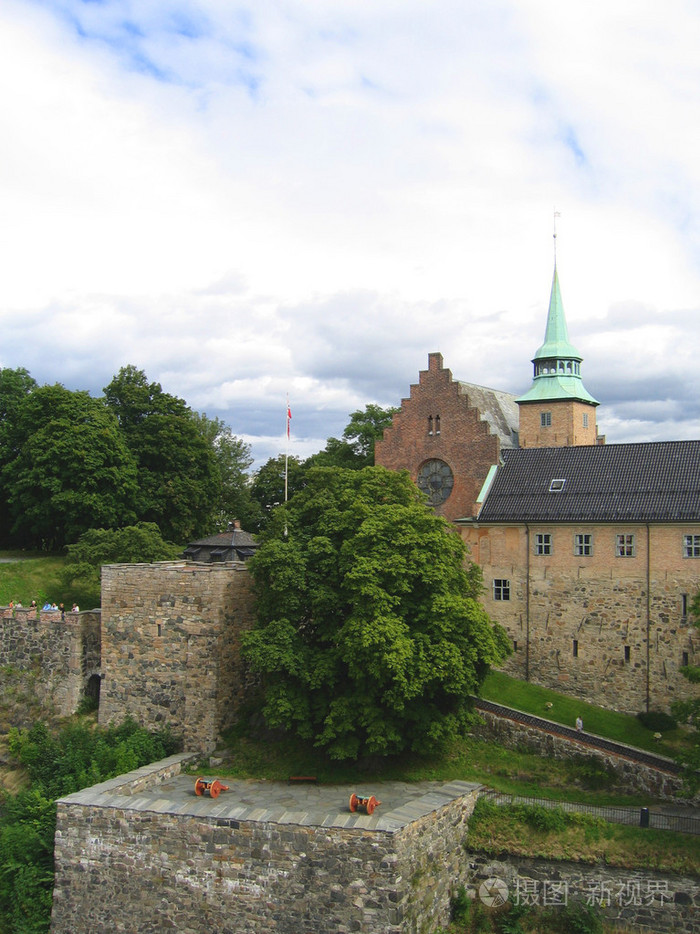 阿克斯胡斯城堡和要塞在奥斯陆,挪威