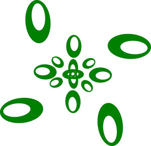 绿色圆圈照片