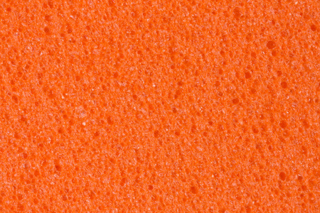 热橙泡沫 Eva 多孔表面纹理