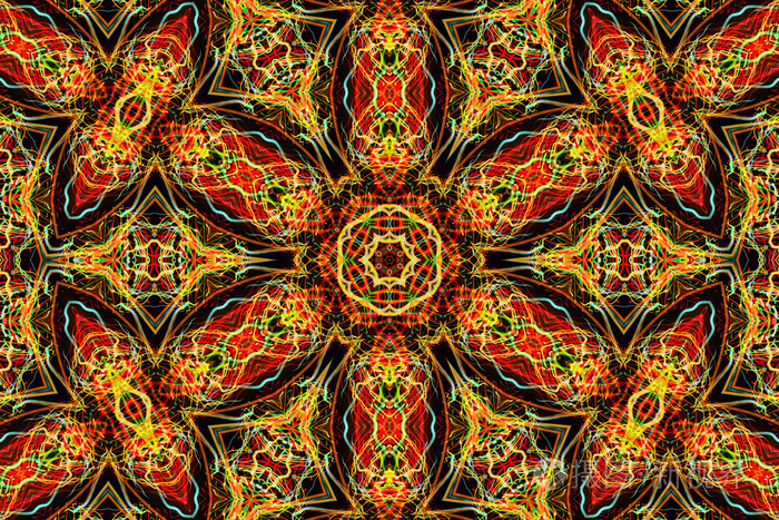 用抽象的夜光图案背景