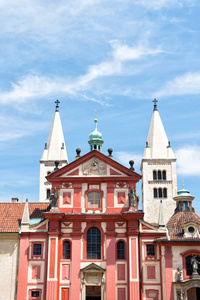 捷克共和国布拉格教堂或圣乔治大教堂