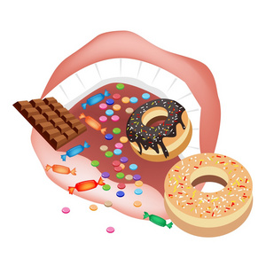 吃甜食晕倒图片