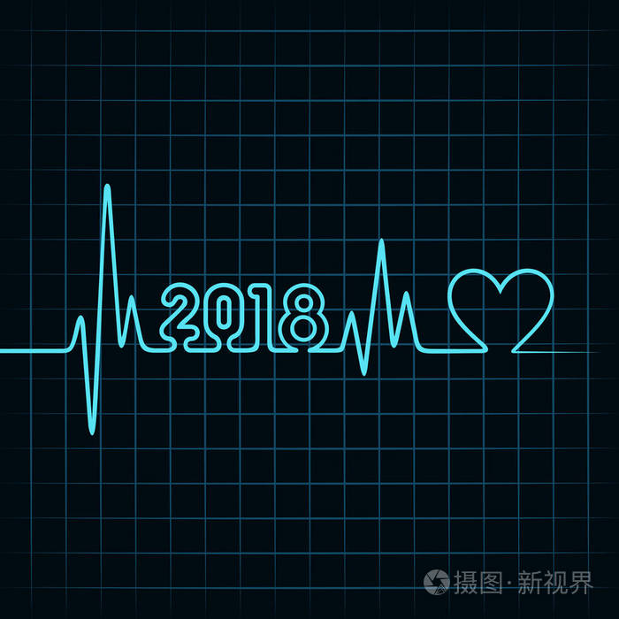 2018问候为新年庆祝