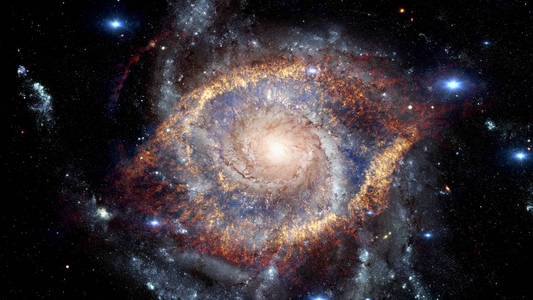 螺旋星云是位于水瓶座大型行星状星云.