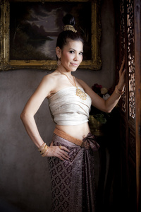 美丽的泰国女人肖像