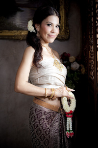 泰国女子的肖像