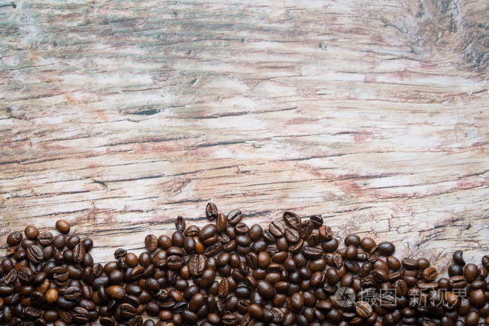 咖啡豆背景隔离