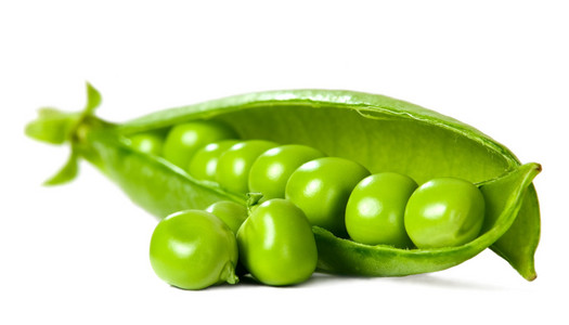 绿豌豆，食品概念