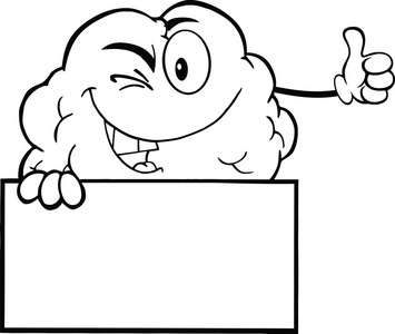 在标志概述眨动脑