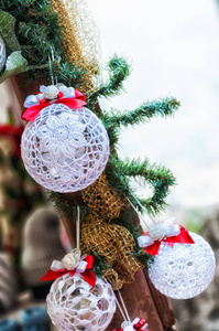 圣诞庆典节日背景圣诞树装饰摆设装饰圣诞树