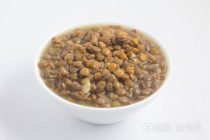 碗里煮的扁豆